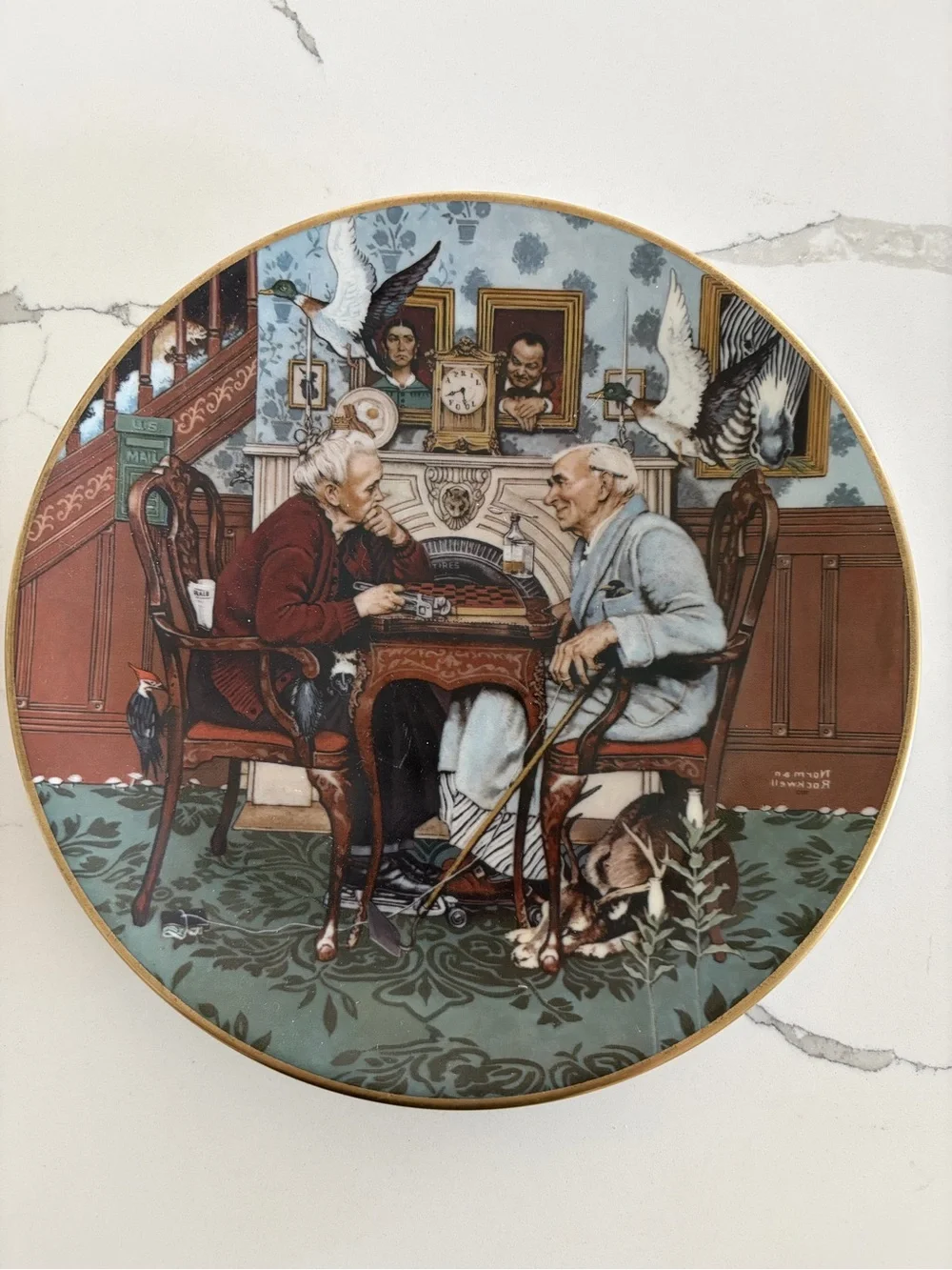 Norman Rockwell APRIL FOOL Collector Plate April 3, 1943, Saturday Evening Post